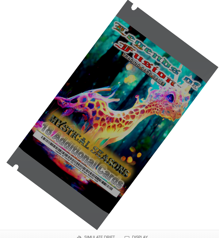 Legends of Fusion TCG Booster Pack Mystical Seasons