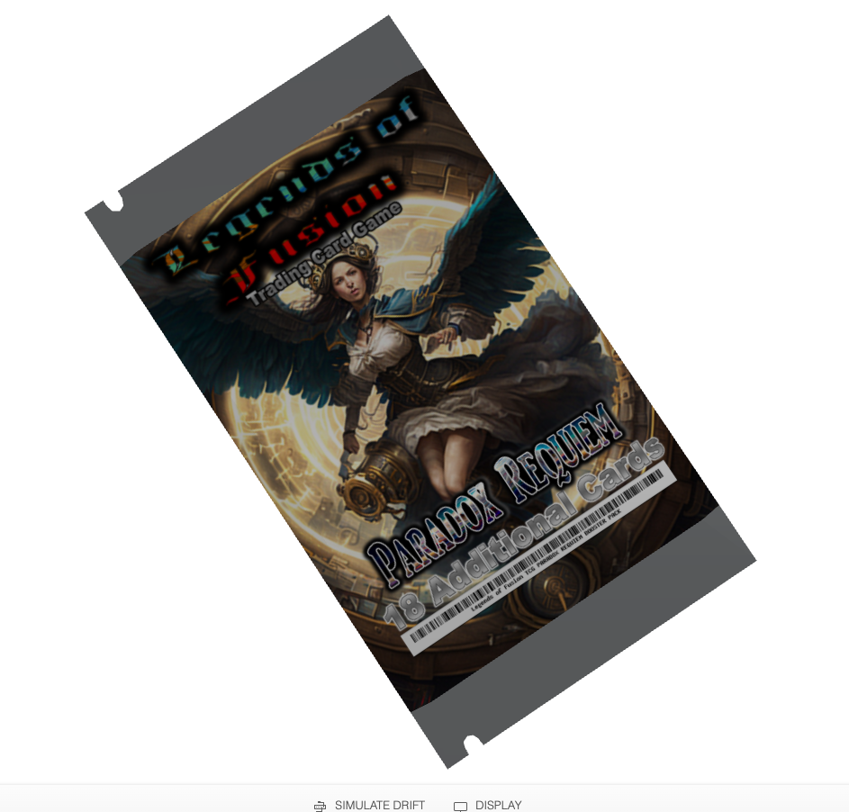 Legends of Fusion TCG Paradox Requiem Wonder Box