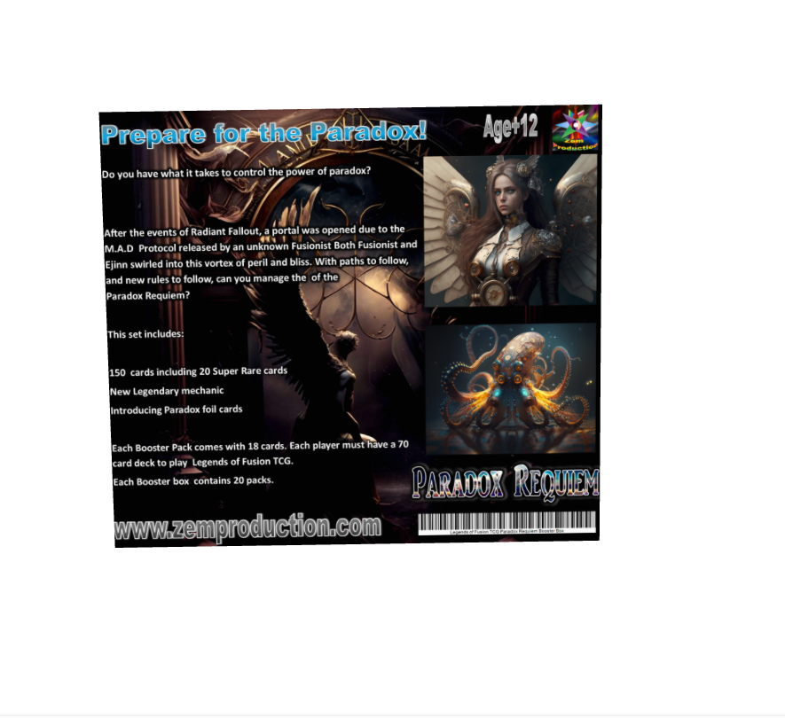 Legends of Fusion Paradox Requiem Booster Box