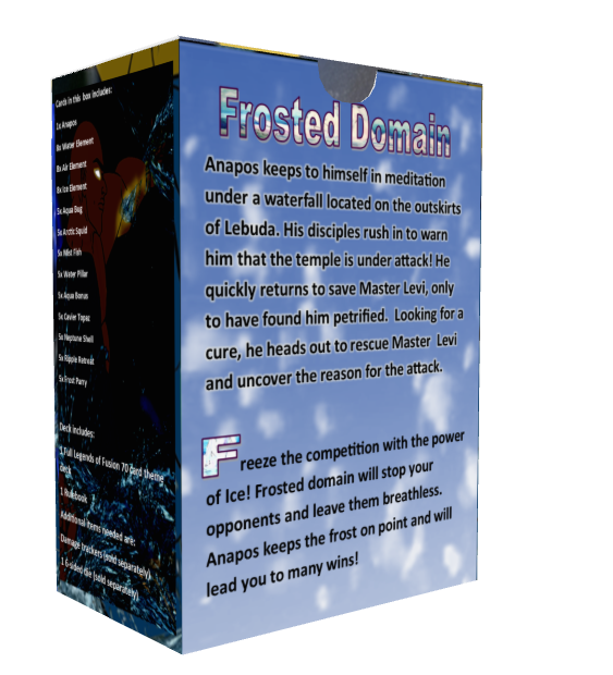 Legends of Fusion TCG Frosted Domain Theme Deck