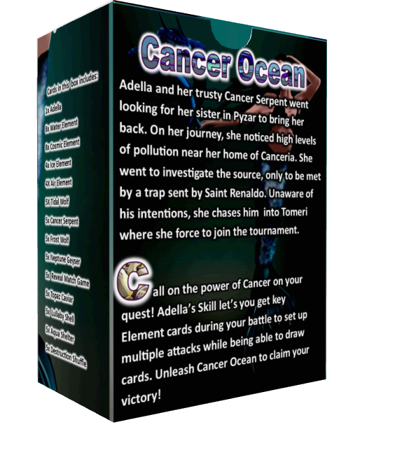 Legends of Fusion TCG Cancer Ocean Theme Deck